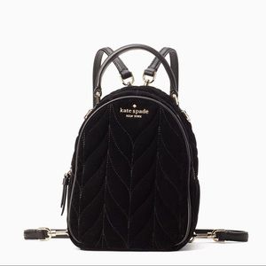 Kate Spade Briar Lane Velvet Mini Backpack